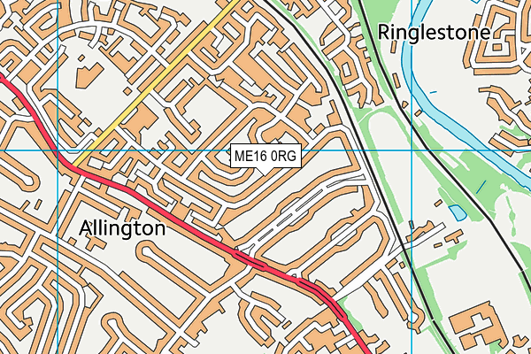 ME16 0RG map - OS VectorMap District (Ordnance Survey) ME16 0RG map - OS VectorMap District (Ordnance Survey)