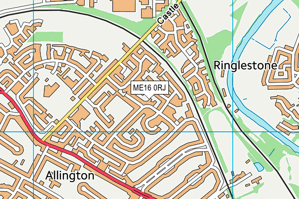 ME16 0RJ map - OS VectorMap District (Ordnance Survey) ME16 0RJ map - OS VectorMap District (Ordnance Survey)