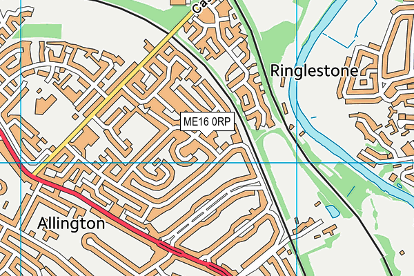ME16 0RP map - OS VectorMap District (Ordnance Survey) ME16 0RP map - OS VectorMap District (Ordnance Survey)