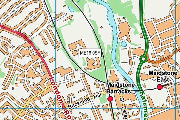 ME16 0SF map - OS VectorMap District (Ordnance Survey) ME16 0SF map - OS VectorMap District (Ordnance Survey)