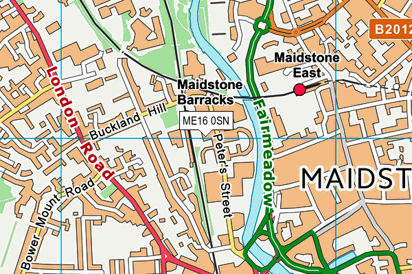 ME16 0SN map - OS VectorMap District (Ordnance Survey) ME16 0SN map - OS VectorMap District (Ordnance Survey)
