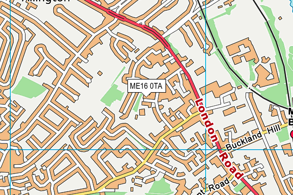 ME16 0TA map - OS VectorMap District (Ordnance Survey) ME16 0TA map - OS VectorMap District (Ordnance Survey)