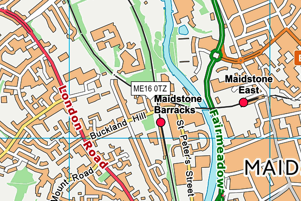 ME16 0TZ map - OS VectorMap District (Ordnance Survey) ME16 0TZ map - OS VectorMap District (Ordnance Survey)