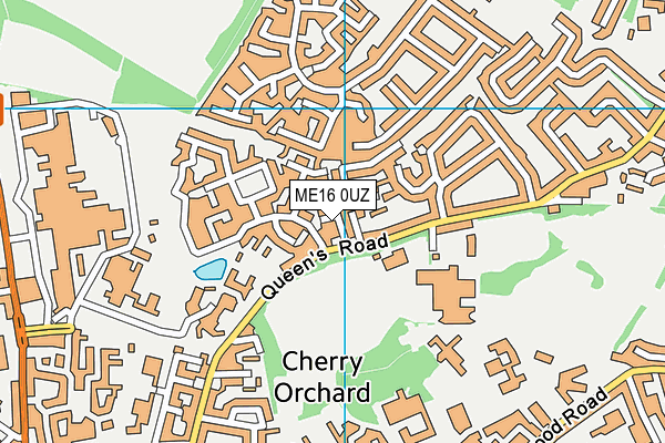 ME16 0UZ map - OS VectorMap District (Ordnance Survey) ME16 0UZ map - OS VectorMap District (Ordnance Survey)