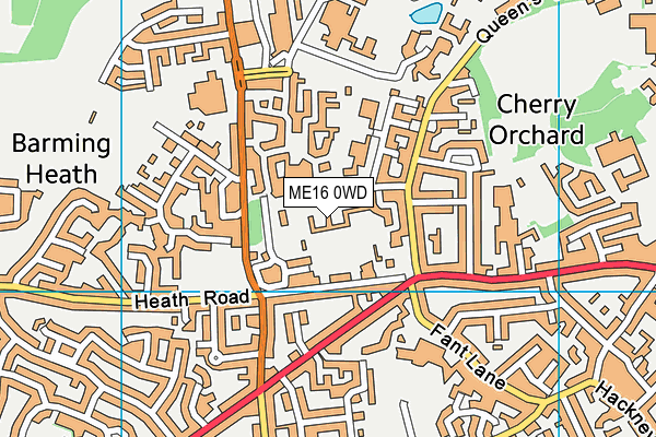 ME16 0WD map - OS VectorMap District (Ordnance Survey) ME16 0WD map - OS VectorMap District (Ordnance Survey)