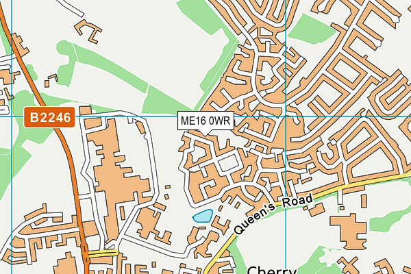 ME16 0WR map - OS VectorMap District (Ordnance Survey) ME16 0WR map - OS VectorMap District (Ordnance Survey)