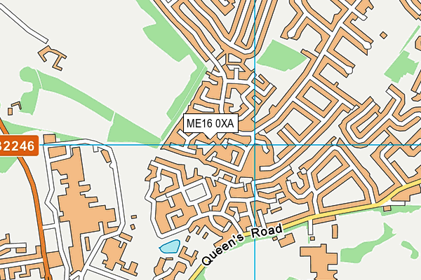 ME16 0XA map - OS VectorMap District (Ordnance Survey) ME16 0XA map - OS VectorMap District (Ordnance Survey)