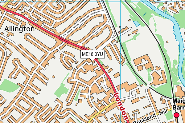 ME16 0YU map - OS VectorMap District (Ordnance Survey) ME16 0YU map - OS VectorMap District (Ordnance Survey)