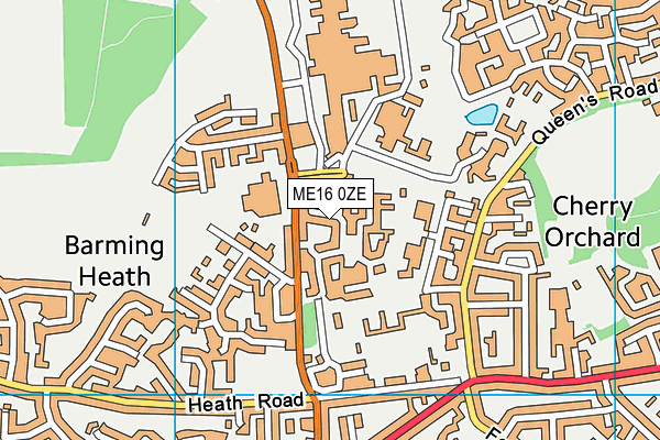ME16 0ZE map - OS VectorMap District (Ordnance Survey) ME16 0ZE map - OS VectorMap District (Ordnance Survey)