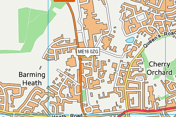 ME16 0ZG map - OS VectorMap District (Ordnance Survey) ME16 0ZG map - OS VectorMap District (Ordnance Survey)