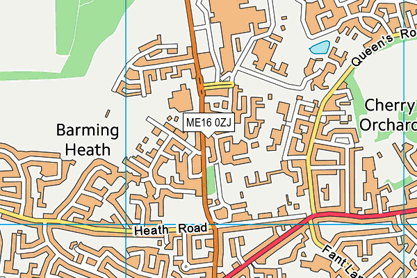 ME16 0ZJ map - OS VectorMap District (Ordnance Survey) ME16 0ZJ map - OS VectorMap District (Ordnance Survey)
