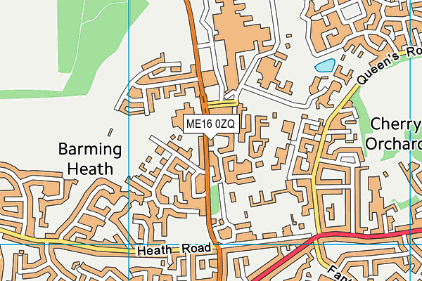 ME16 0ZQ map - OS VectorMap District (Ordnance Survey) ME16 0ZQ map - OS VectorMap District (Ordnance Survey)
