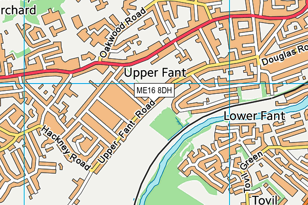 ME16 8DH map - OS VectorMap District (Ordnance Survey) ME16 8DH map - OS VectorMap District (Ordnance Survey)