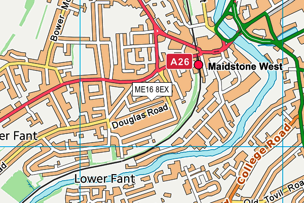 ME16 8EX map - OS VectorMap District (Ordnance Survey) ME16 8EX map - OS VectorMap District (Ordnance Survey)