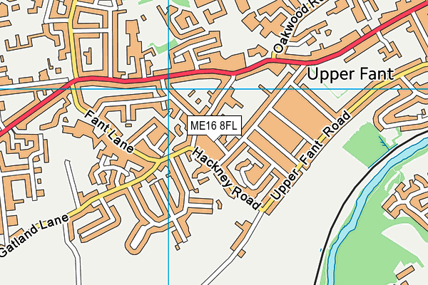 ME16 8FL map - OS VectorMap District (Ordnance Survey) ME16 8FL map - OS VectorMap District (Ordnance Survey)