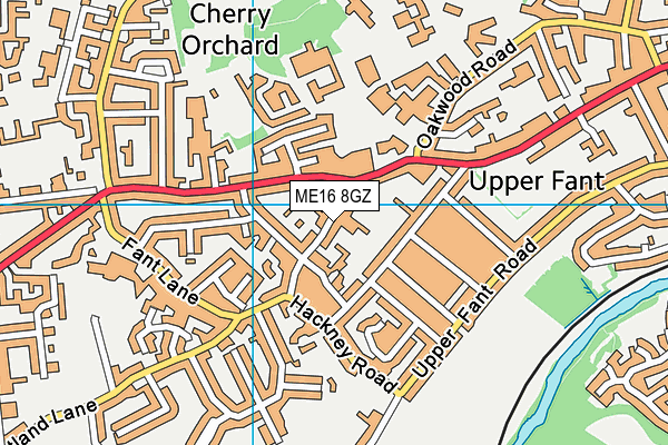 ME16 8GZ map - OS VectorMap District (Ordnance Survey) ME16 8GZ map - OS VectorMap District (Ordnance Survey)
