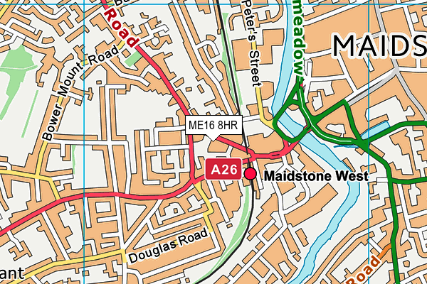 ME16 8HR map - OS VectorMap District (Ordnance Survey) ME16 8HR map - OS VectorMap District (Ordnance Survey)