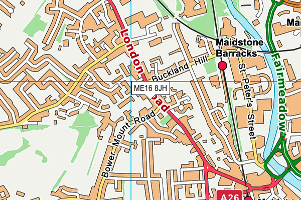 ME16 8JH map - OS VectorMap District (Ordnance Survey) ME16 8JH map - OS VectorMap District (Ordnance Survey)