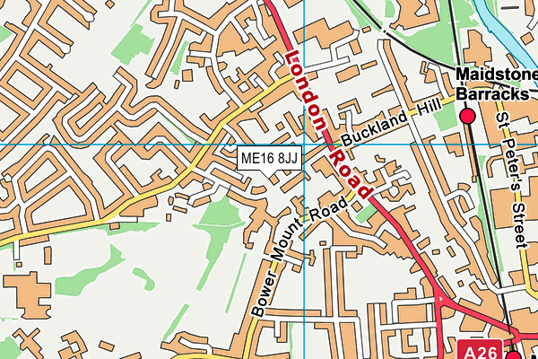 ME16 8JJ map - OS VectorMap District (Ordnance Survey) ME16 8JJ map - OS VectorMap District (Ordnance Survey)