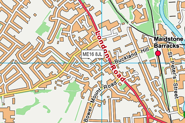 ME16 8JL map - OS VectorMap District (Ordnance Survey) ME16 8JL map - OS VectorMap District (Ordnance Survey)