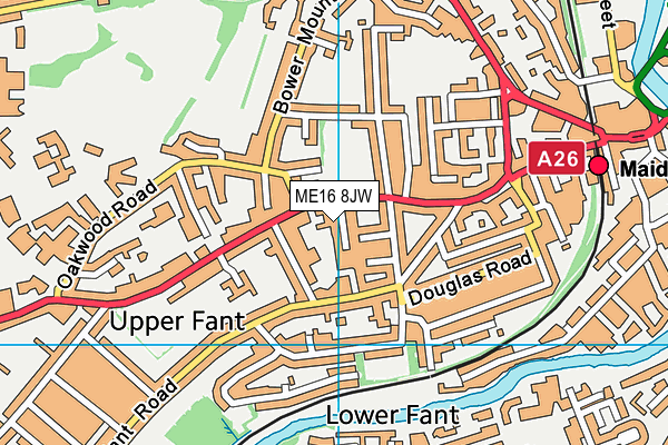ME16 8JW map - OS VectorMap District (Ordnance Survey) ME16 8JW map - OS VectorMap District (Ordnance Survey)