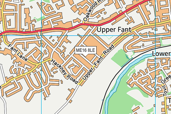 ME16 8LE map - OS VectorMap District (Ordnance Survey) ME16 8LE map - OS VectorMap District (Ordnance Survey)