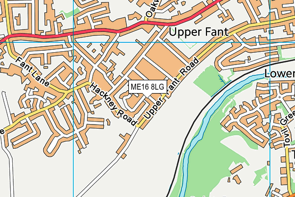 ME16 8LG map - OS VectorMap District (Ordnance Survey) ME16 8LG map - OS VectorMap District (Ordnance Survey)