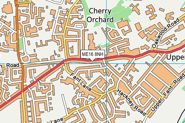ME16 8NH map - OS VectorMap District (Ordnance Survey) ME16 8NH map - OS VectorMap District (Ordnance Survey)