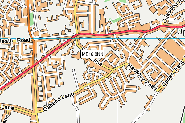 ME16 8NN map - OS VectorMap District (Ordnance Survey) ME16 8NN map - OS VectorMap District (Ordnance Survey)