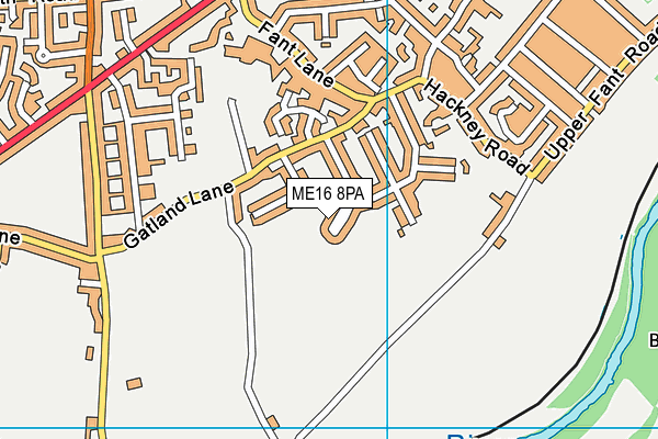 ME16 8PA map - OS VectorMap District (Ordnance Survey) ME16 8PA map - OS VectorMap District (Ordnance Survey)