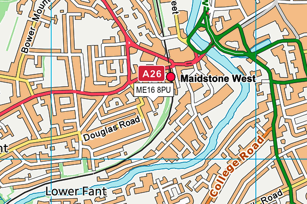 ME16 8PU map - OS VectorMap District (Ordnance Survey) ME16 8PU map - OS VectorMap District (Ordnance Survey)
