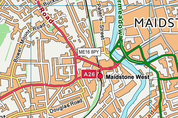 ME16 8PY map - OS VectorMap District (Ordnance Survey) ME16 8PY map - OS VectorMap District (Ordnance Survey)