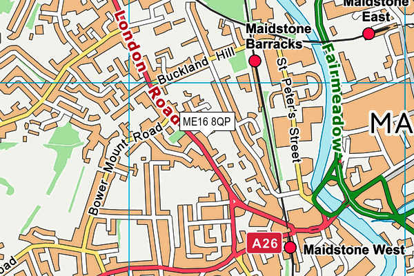 ME16 8QP map - OS VectorMap District (Ordnance Survey) ME16 8QP map - OS VectorMap District (Ordnance Survey)