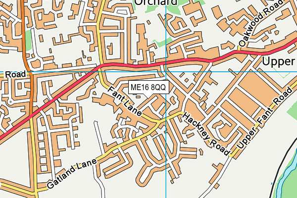 ME16 8QQ map - OS VectorMap District (Ordnance Survey) ME16 8QQ map - OS VectorMap District (Ordnance Survey)