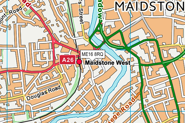 ME16 8RQ map - OS VectorMap District (Ordnance Survey) ME16 8RQ map - OS VectorMap District (Ordnance Survey)
