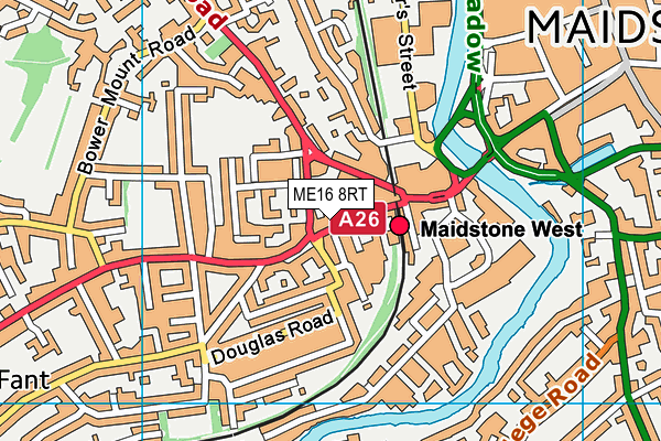 ME16 8RT map - OS VectorMap District (Ordnance Survey) ME16 8RT map - OS VectorMap District (Ordnance Survey)