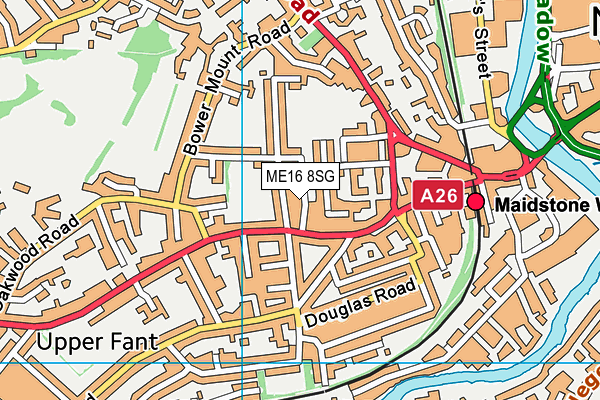 ME16 8SG map - OS VectorMap District (Ordnance Survey) ME16 8SG map - OS VectorMap District (Ordnance Survey)