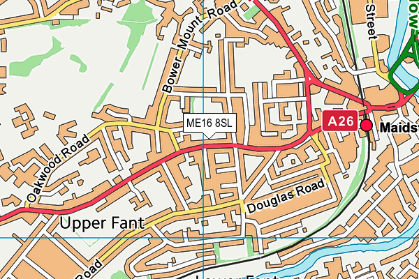 ME16 8SL map - OS VectorMap District (Ordnance Survey) ME16 8SL map - OS VectorMap District (Ordnance Survey)