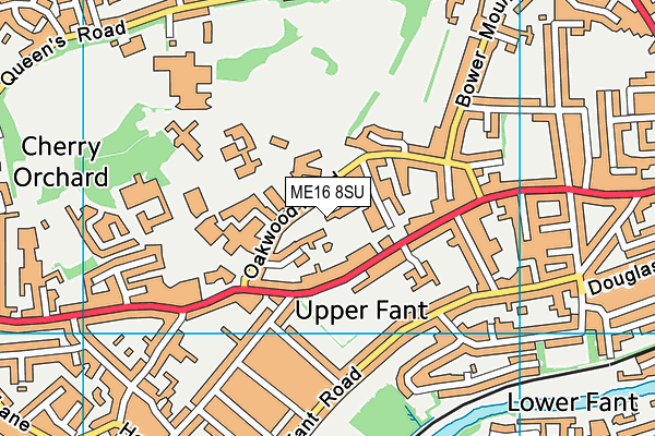 ME16 8SU map - OS VectorMap District (Ordnance Survey) ME16 8SU map - OS VectorMap District (Ordnance Survey)
