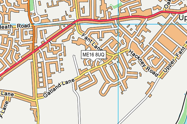 ME16 8UQ map - OS VectorMap District (Ordnance Survey) ME16 8UQ map - OS VectorMap District (Ordnance Survey)