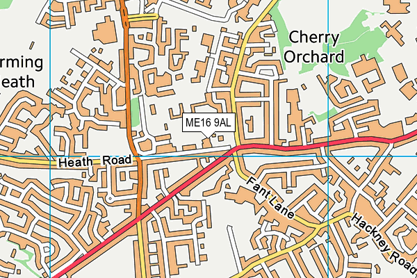 ME16 9AL map - OS VectorMap District (Ordnance Survey) ME16 9AL map - OS VectorMap District (Ordnance Survey)