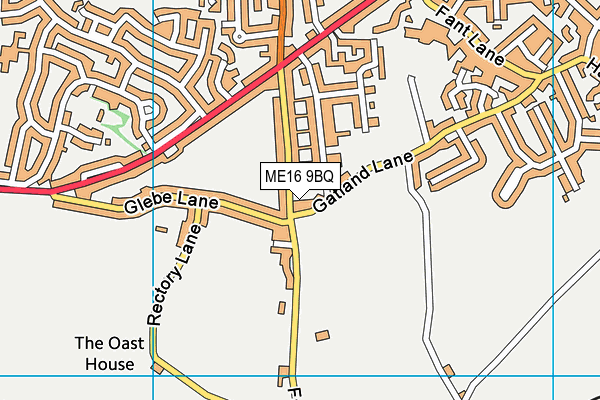 ME16 9BQ map - OS VectorMap District (Ordnance Survey) ME16 9BQ map - OS VectorMap District (Ordnance Survey)
