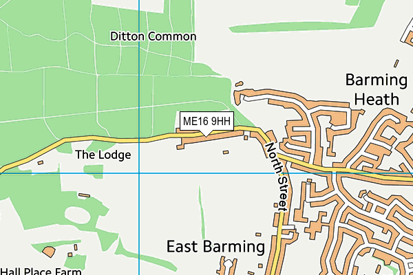 ME16 9HH map - OS VectorMap District (Ordnance Survey) ME16 9HH map - OS VectorMap District (Ordnance Survey)