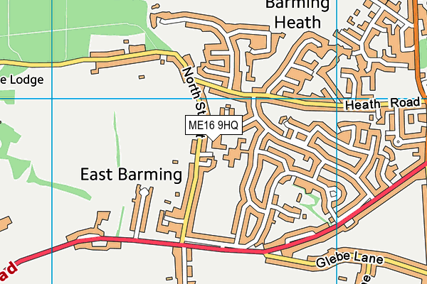 ME16 9HQ map - OS VectorMap District (Ordnance Survey) ME16 9HQ map - OS VectorMap District (Ordnance Survey)