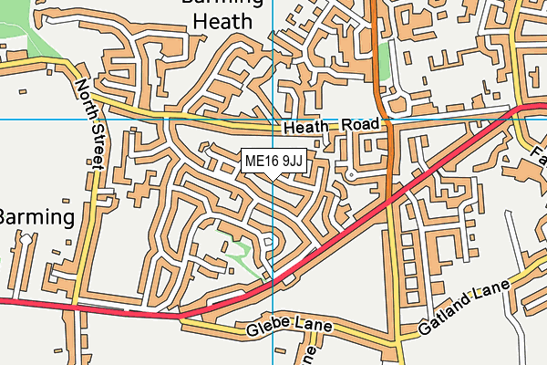ME16 9JJ map - OS VectorMap District (Ordnance Survey) ME16 9JJ map - OS VectorMap District (Ordnance Survey)