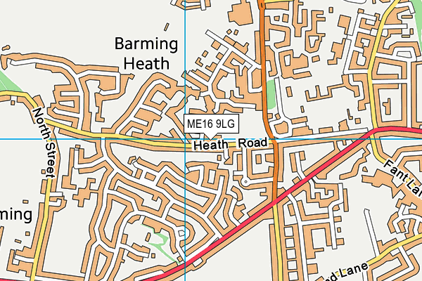 ME16 9LG map - OS VectorMap District (Ordnance Survey) ME16 9LG map - OS VectorMap District (Ordnance Survey)