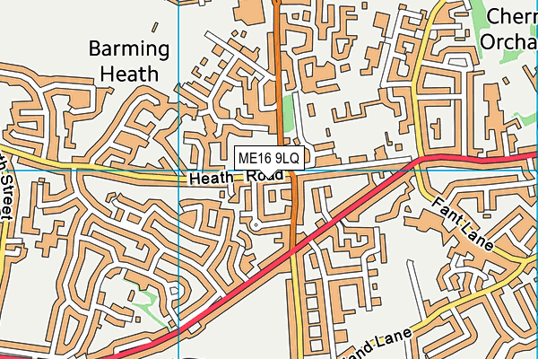 ME16 9LQ map - OS VectorMap District (Ordnance Survey) ME16 9LQ map - OS VectorMap District (Ordnance Survey)