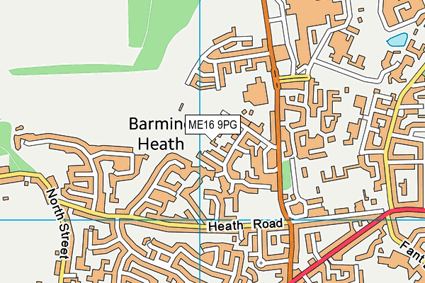 ME16 9PG map - OS VectorMap District (Ordnance Survey) ME16 9PG map - OS VectorMap District (Ordnance Survey)