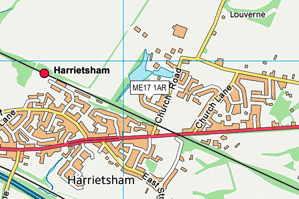 ME17 1AR map - OS VectorMap District (Ordnance Survey) ME17 1AR map - OS VectorMap District (Ordnance Survey)