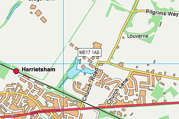 ME17 1AS map - OS VectorMap District (Ordnance Survey) ME17 1AS map - OS VectorMap District (Ordnance Survey)